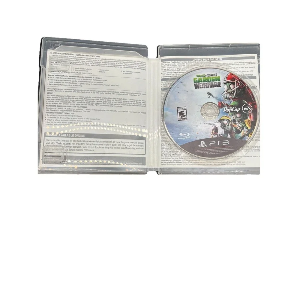 Plants vs Zombies Garden Warfare PS3 Complete No Manual Excellent Disc